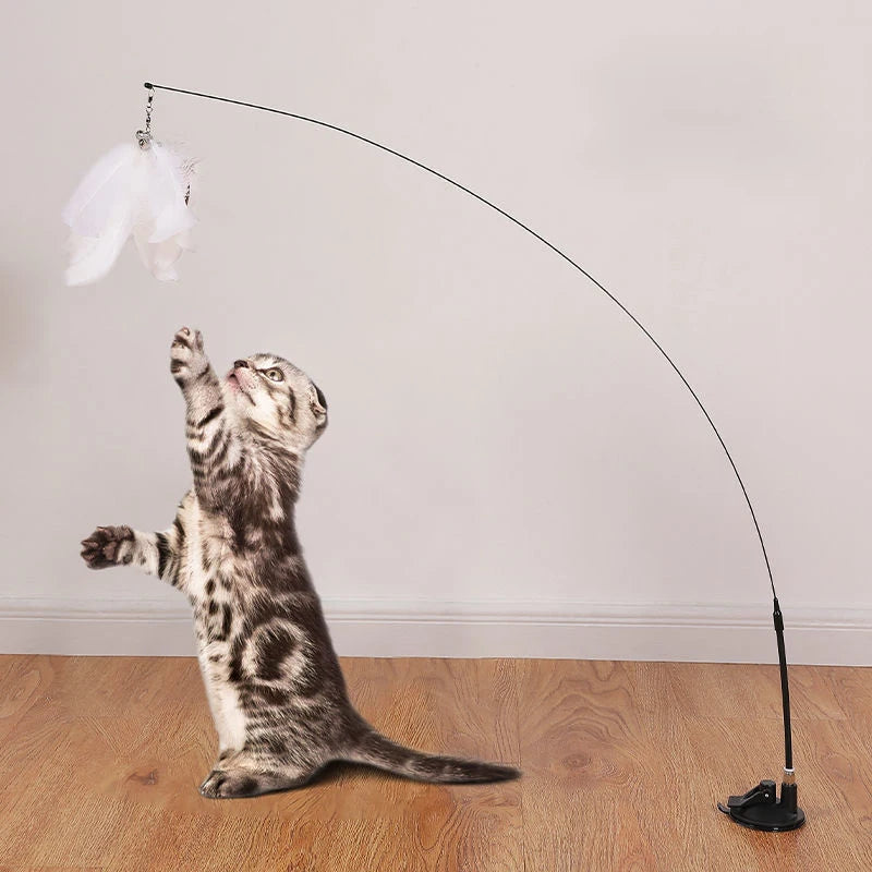 Juguete con Plumas para Gato