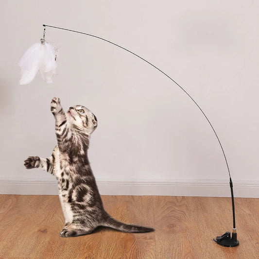 Juguete con Plumas para Gato