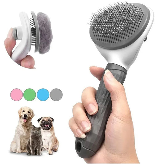 Cepillo para Mascotas Autolimpiante