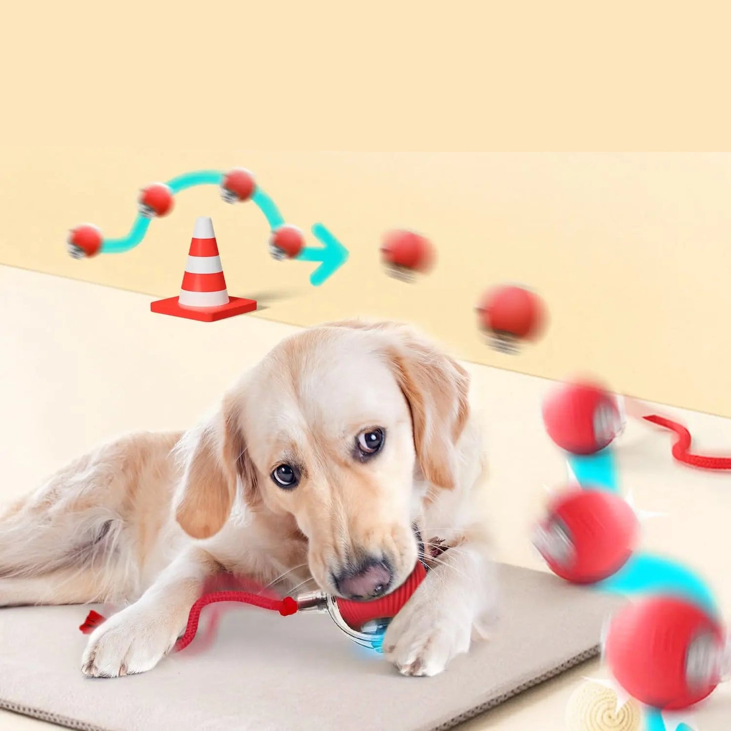 Pelota Interactiva para Mascotas