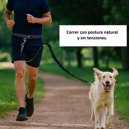 Correa para Perros Manos Libres Elástica